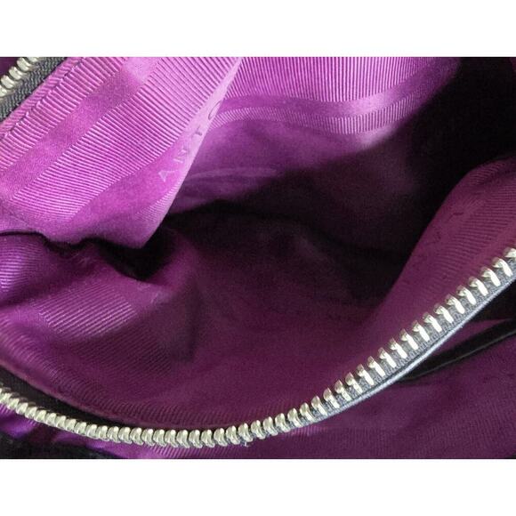 Antonio Melani Classic Black Leather Tote/Shoulder Bag Multi-Pocket - Picture 13 of 13